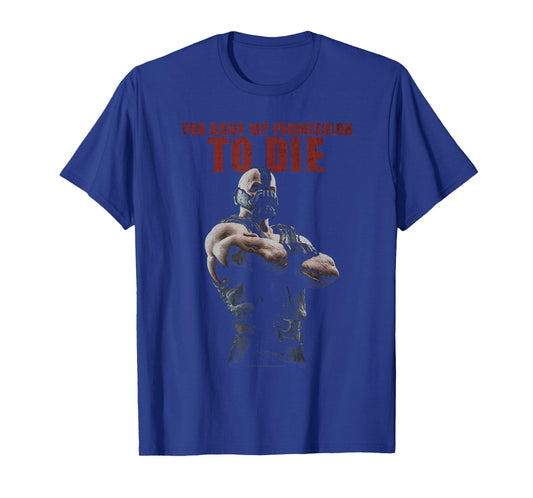 Batman Dark Knight Rises Bane Permission to Die T-Shirt