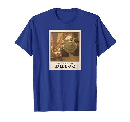 Shrek Welcome to Duloc Shrek and Donkey Polaroid T-Shirt