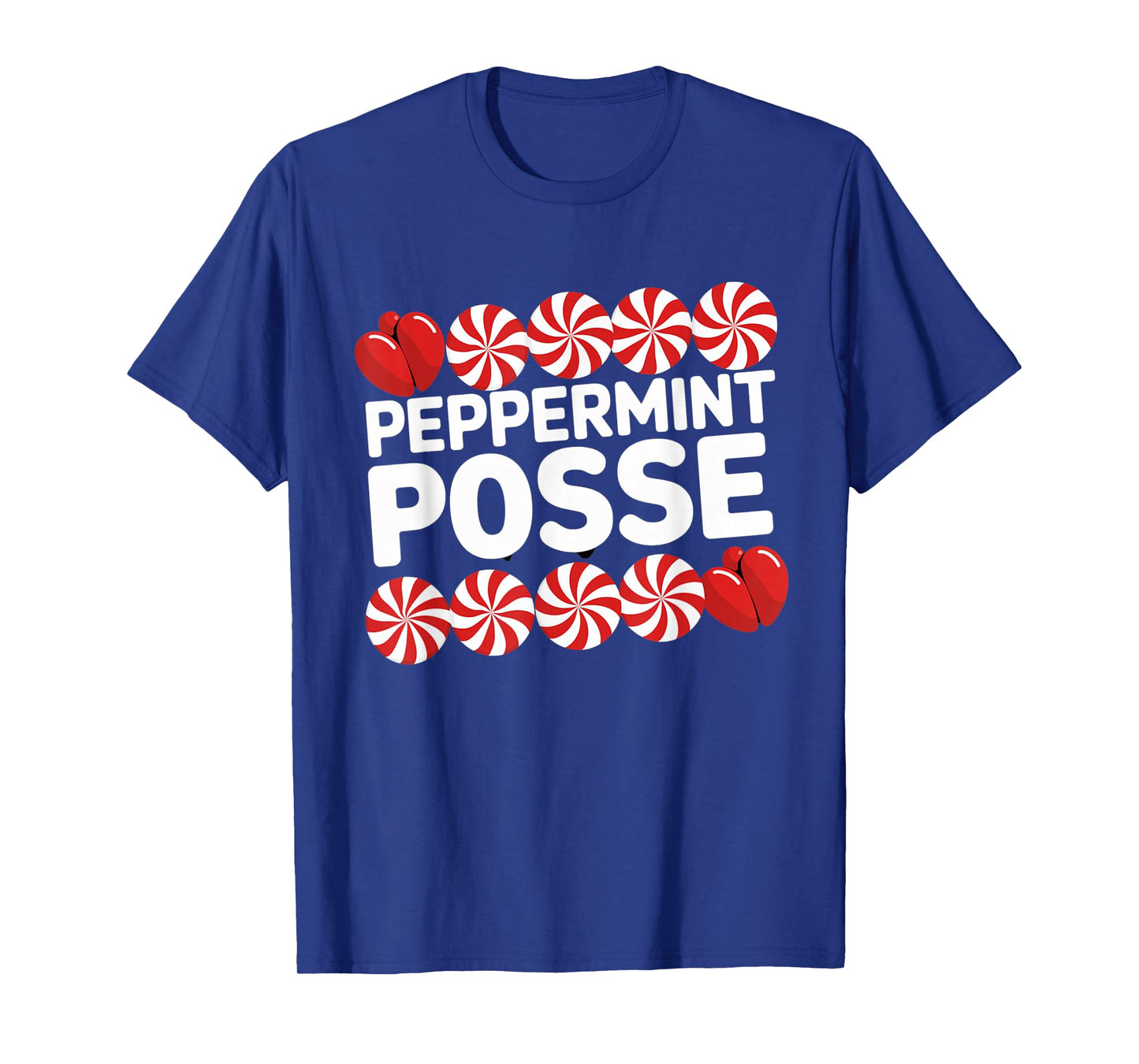 Peppermint Posse Holiday Candy Crew T-Shirt