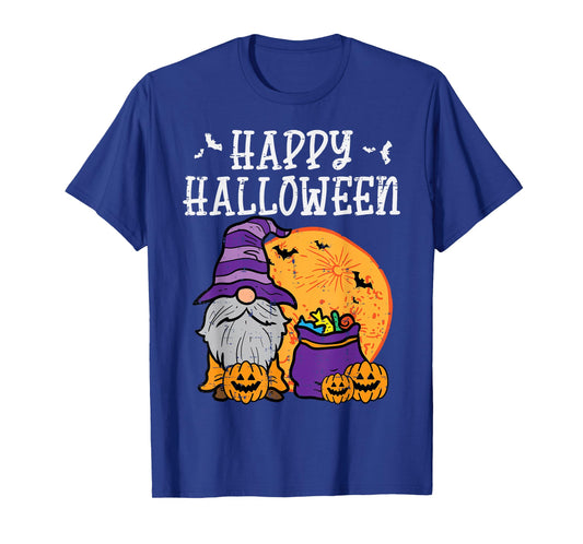 Happy Halloween Gnome Halloween Costume Women Girls Kids T-Shirt