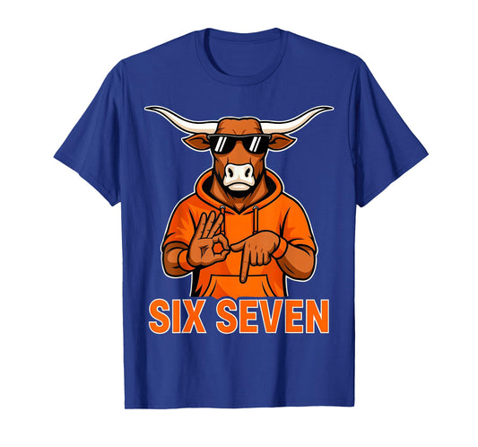 Vintage Six Seven Longhorn Name Gift for Men Women Kids T-Shirt