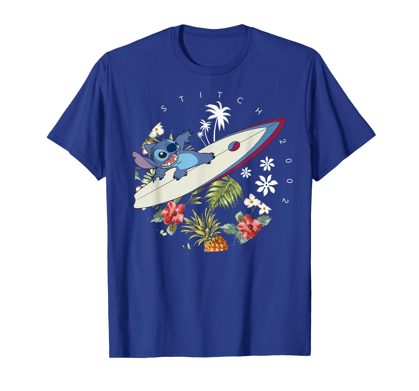 Disney Lilo & Stitch Surfing Stitch 2002 T-Shirt