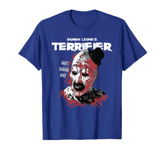 Terrifier Distressed Art The Clown Graphic Horror Movie T-Shirt
