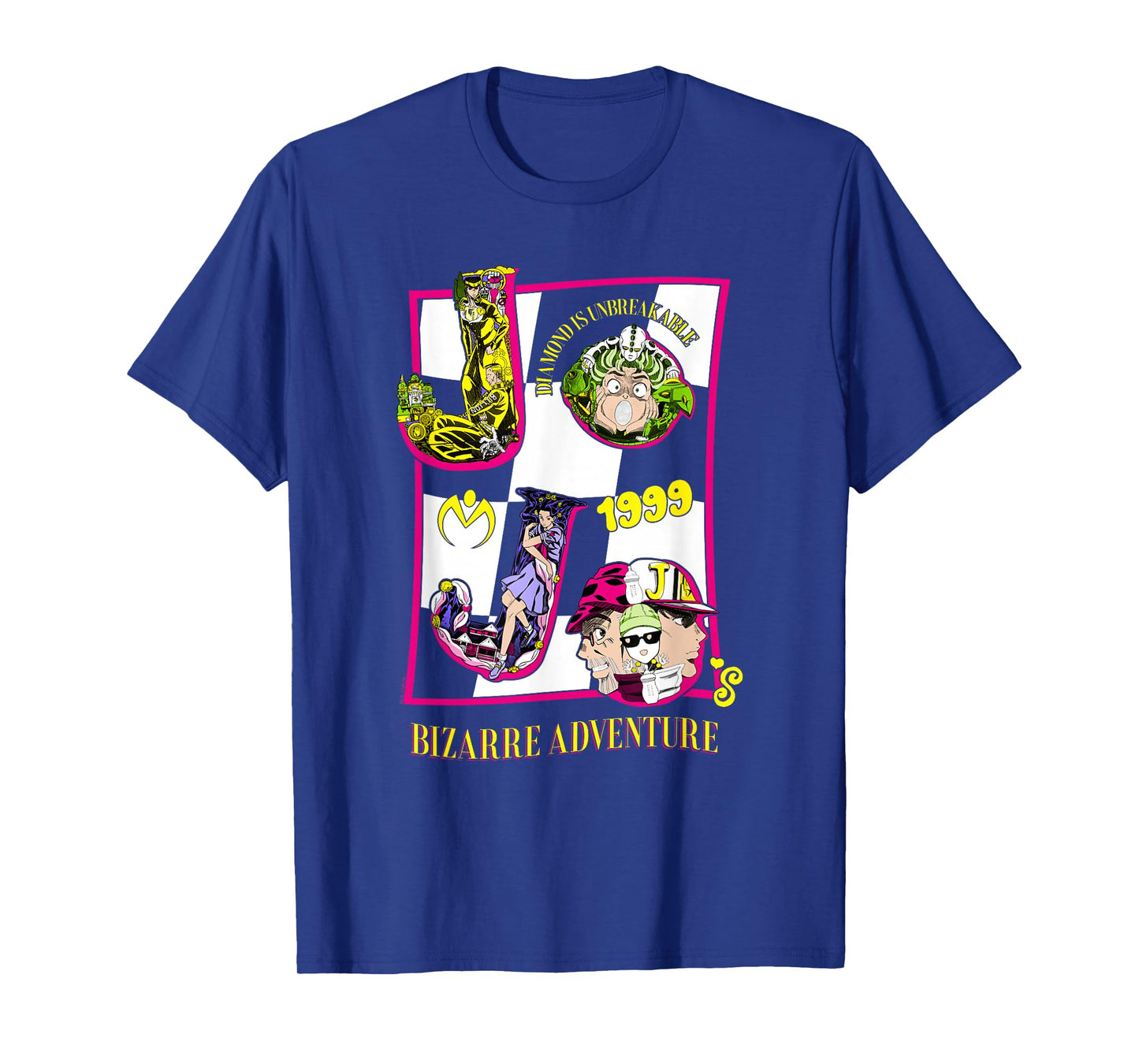 JoJo's Bizarre Adventure Character Letters Anime T-Shirt