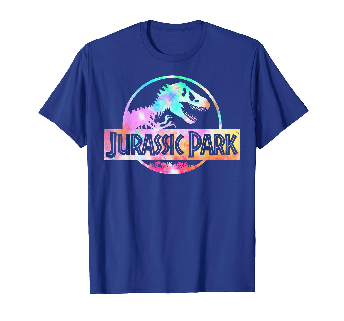 Jurassic Park Logo Tie Dye Gloss Graphic T-Shirt T-Shirt