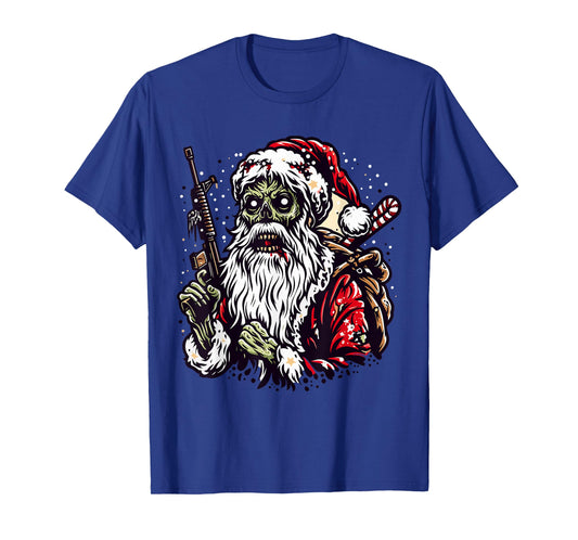 Zombie Santa Claus Christmas Zombies Xmas Horror Scary T-Shirt
