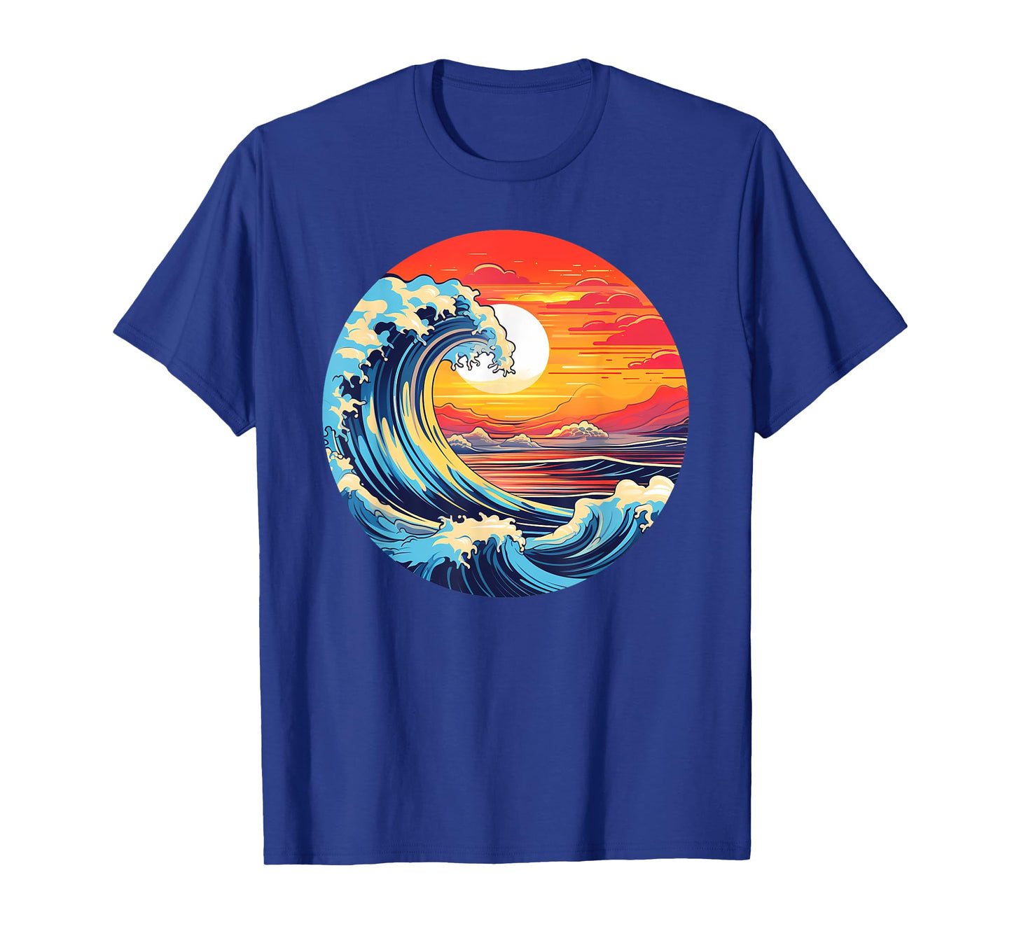 Great Art Aesthetic Tsunami boys Wave off Kanagawa Japanese T-Shirt
