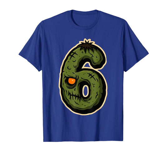 Number 6 Monster 67 Meme Matching Couple Halloween Costume T-Shirt
