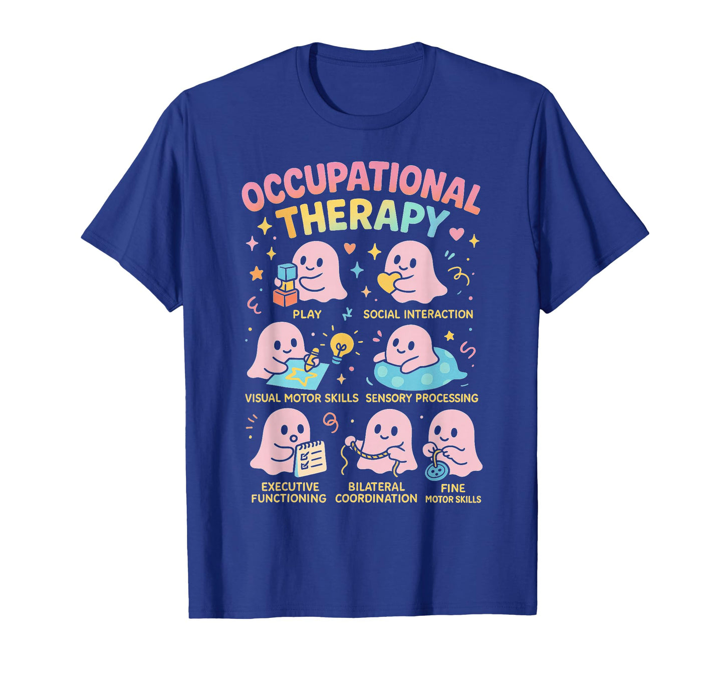 Funny Occupational Therapy Halloween Pediatric Therapy Lover T-Shirt