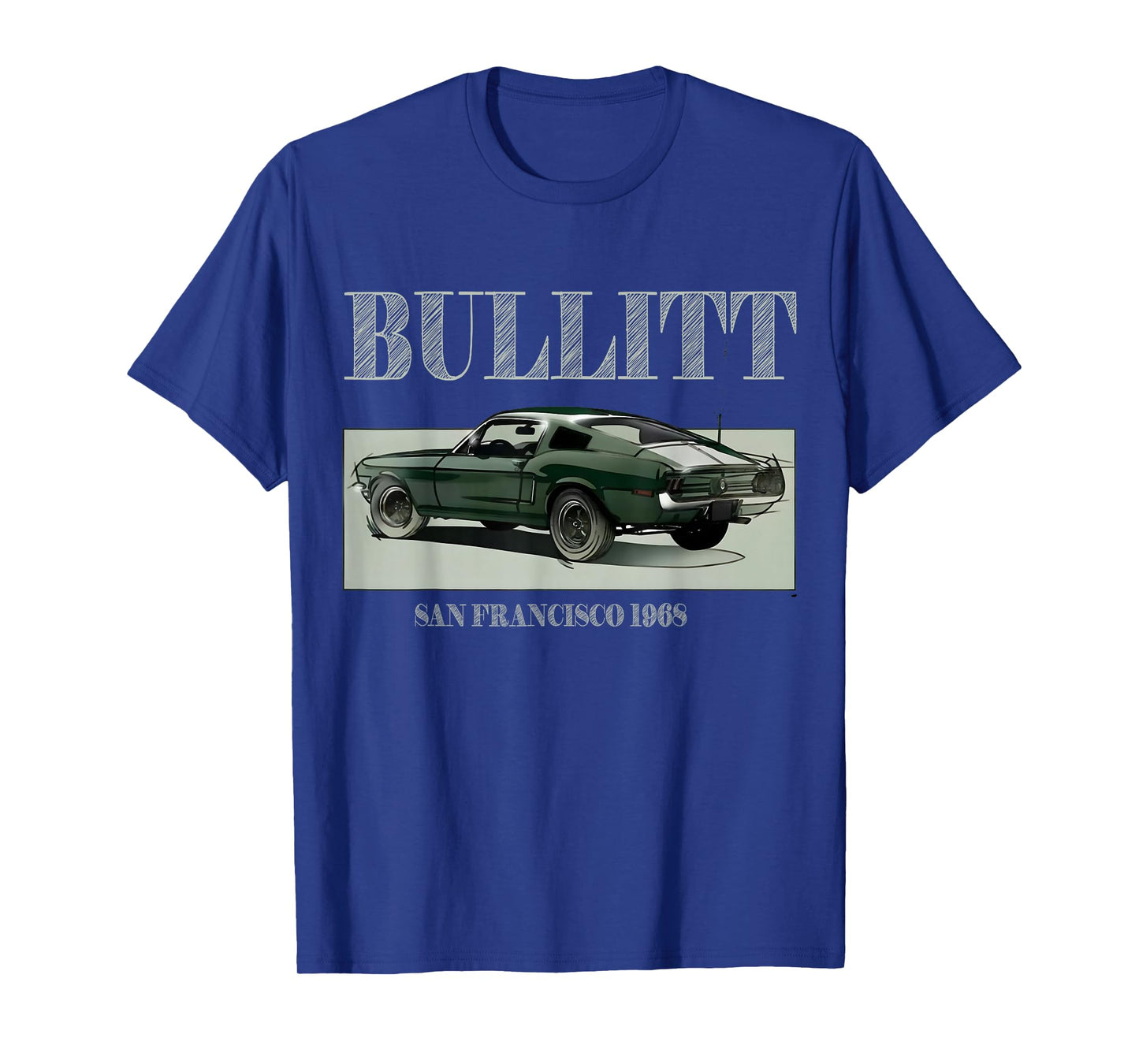 Bullitt Muscle sketch art T-Shirt