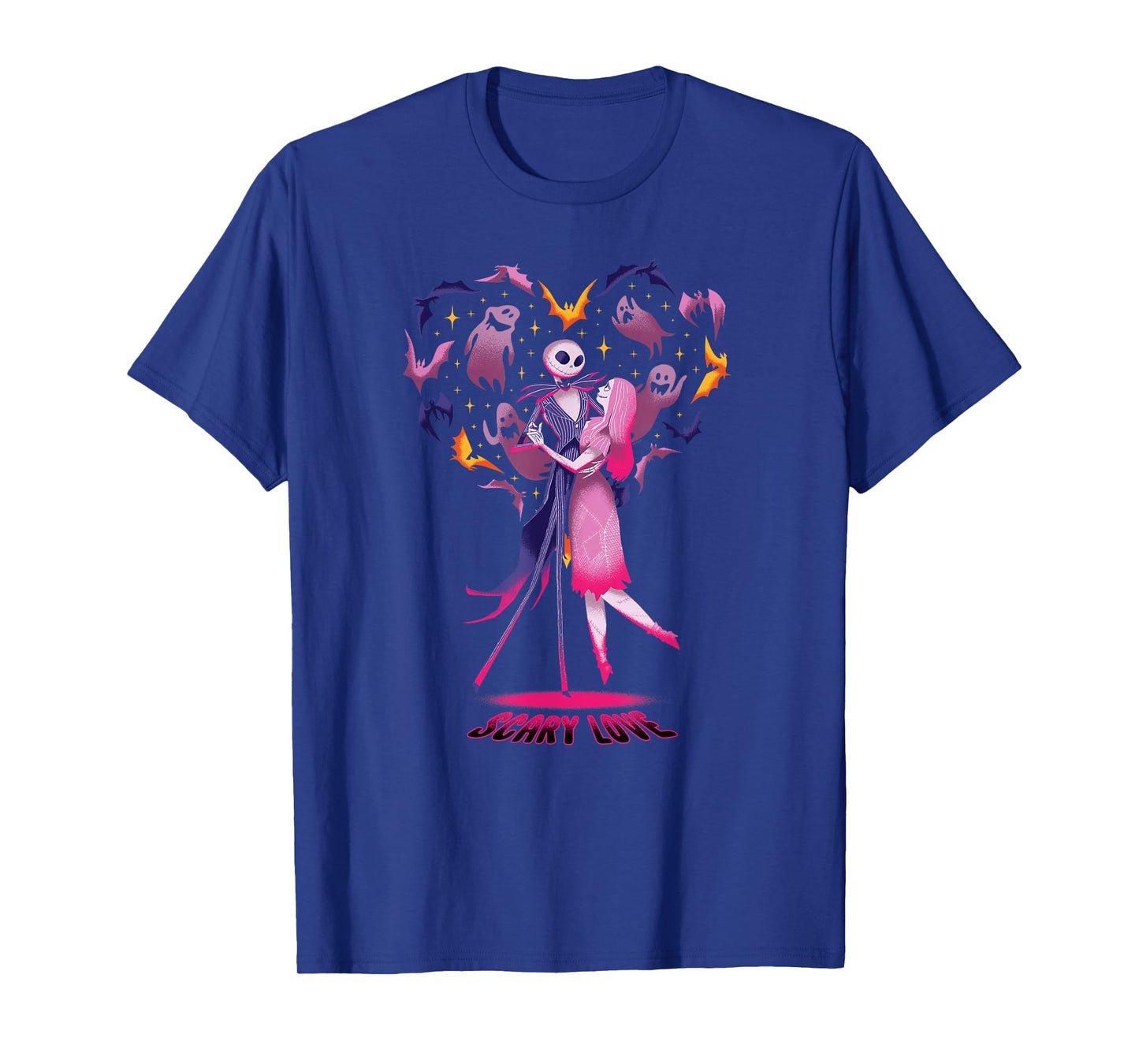 Disney The Nightmare Before Christmas Jack Sally Scary Love T-Shirt