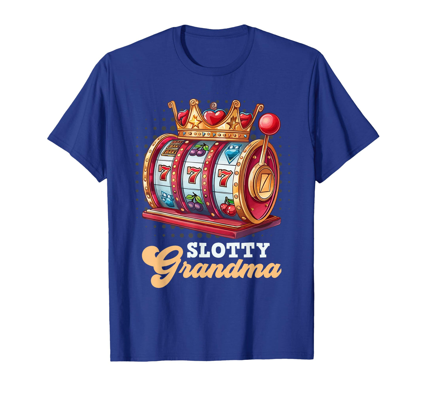 Slot Machine Casino Granny SLOTTY GRANDMA Jackpots T-Shirt