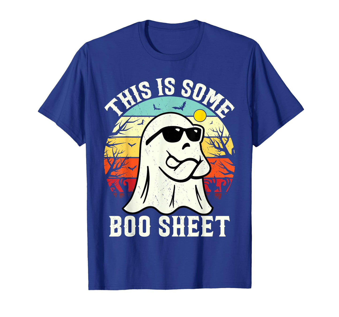 This Is Some Boo Sheet Ghost Retro Halloween Funny Halloween T-Shirt