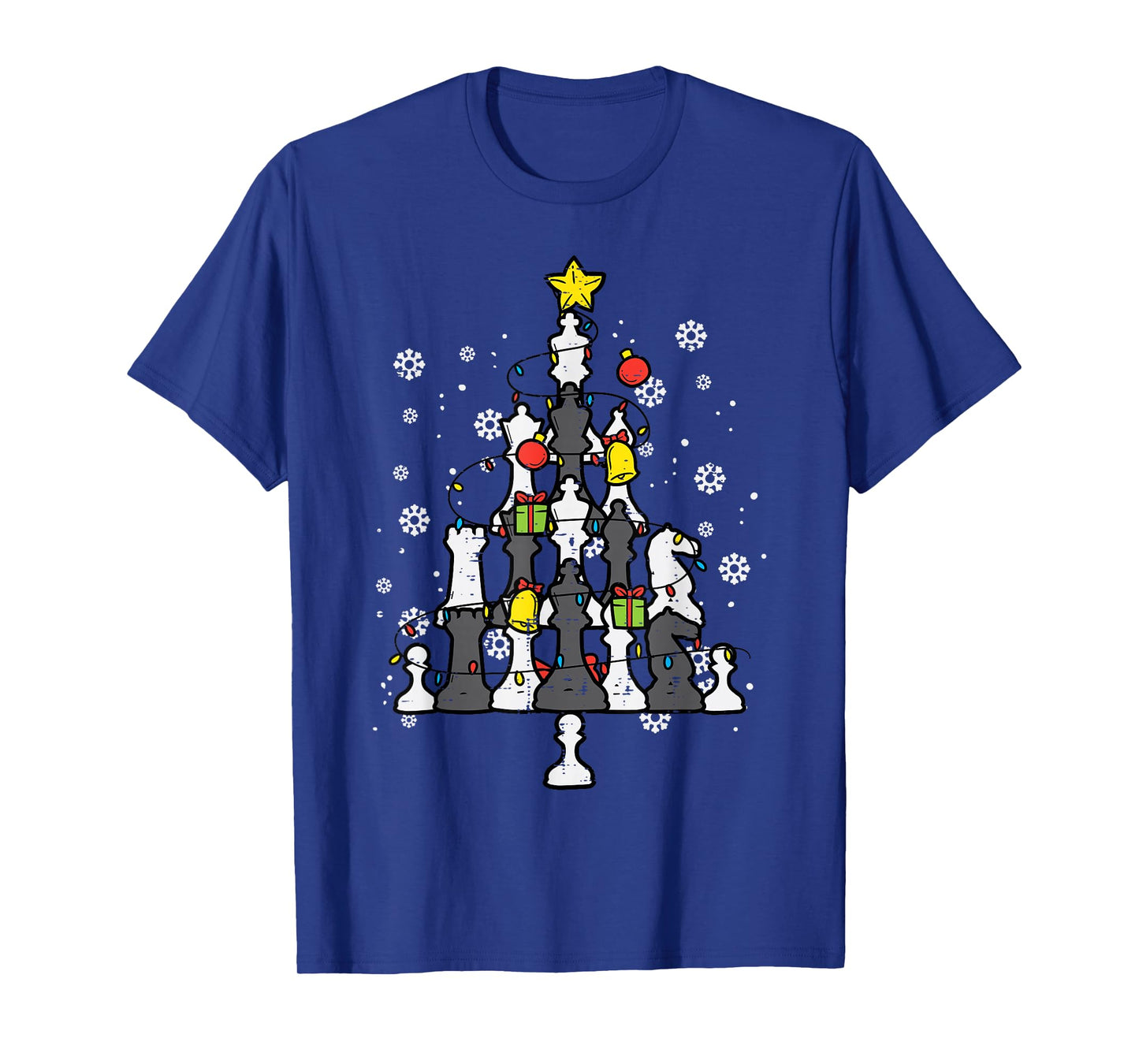 Chess Christmas Tree Xmas Pajamas PJs Chess Player T-Shirt