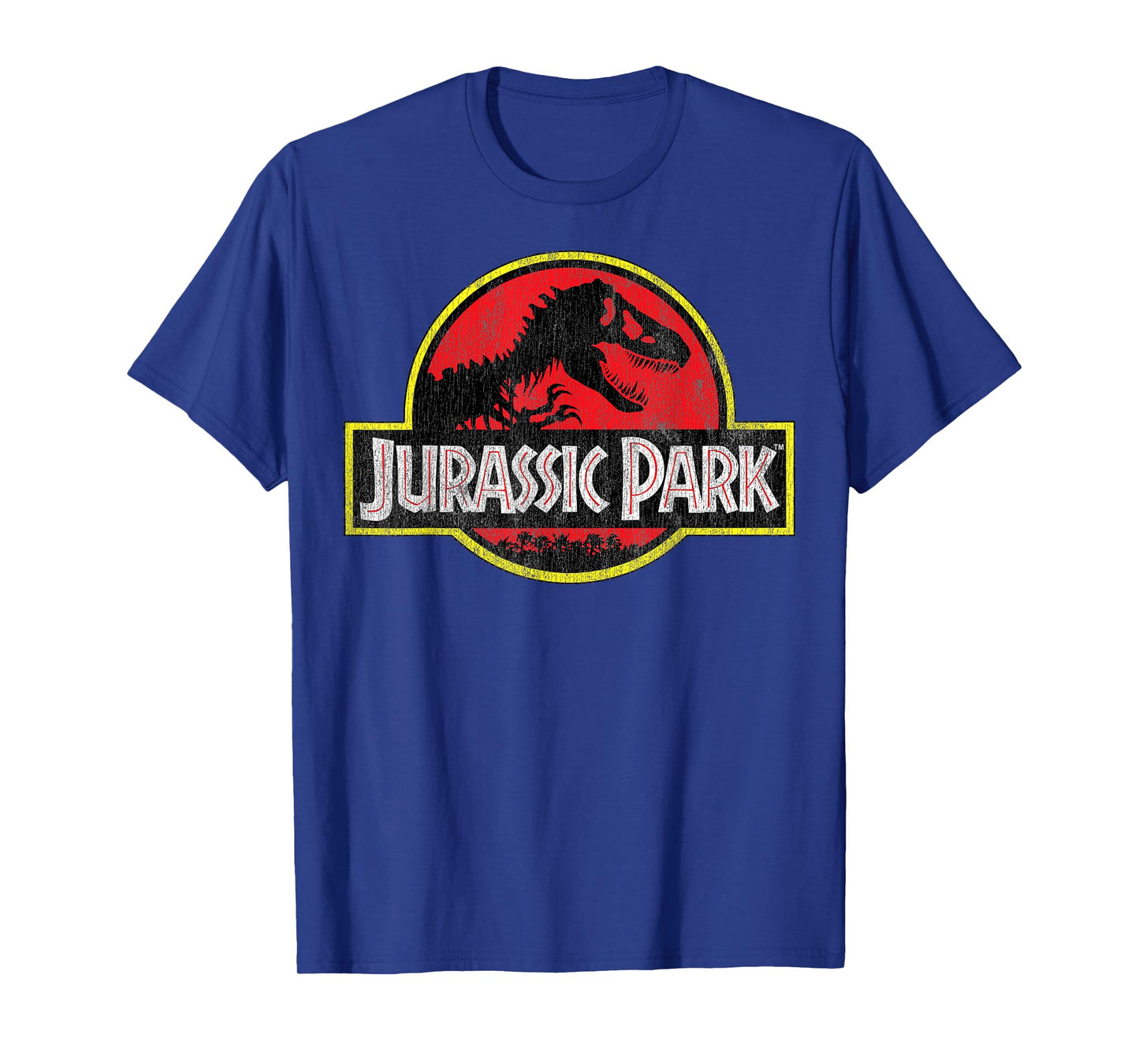 Jurassic Park Distressed Original Park Logo T-Shirt Small
