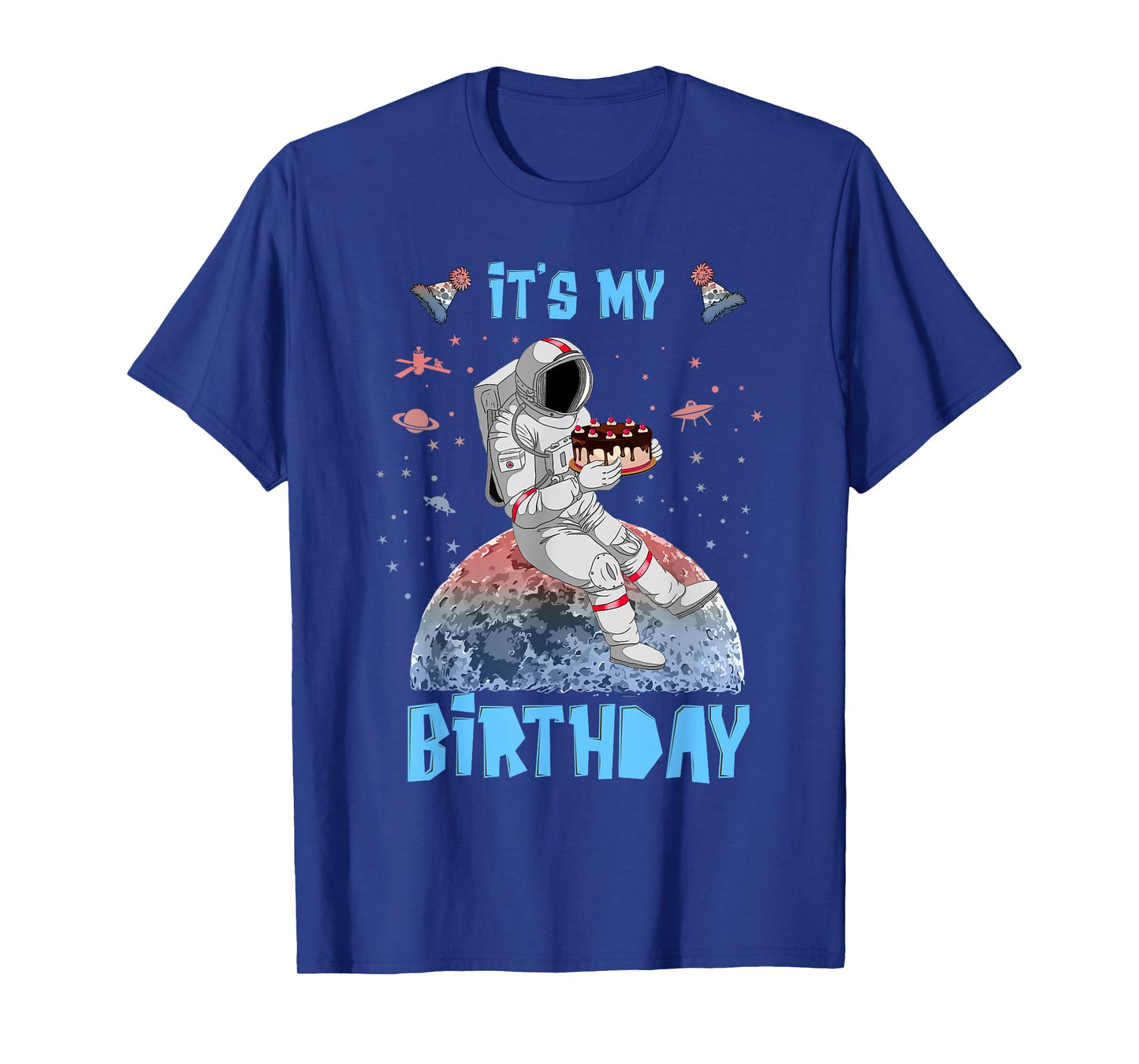 It's My Birthday Astronaut Youth Kids Outer Space Lovers T-Shirt