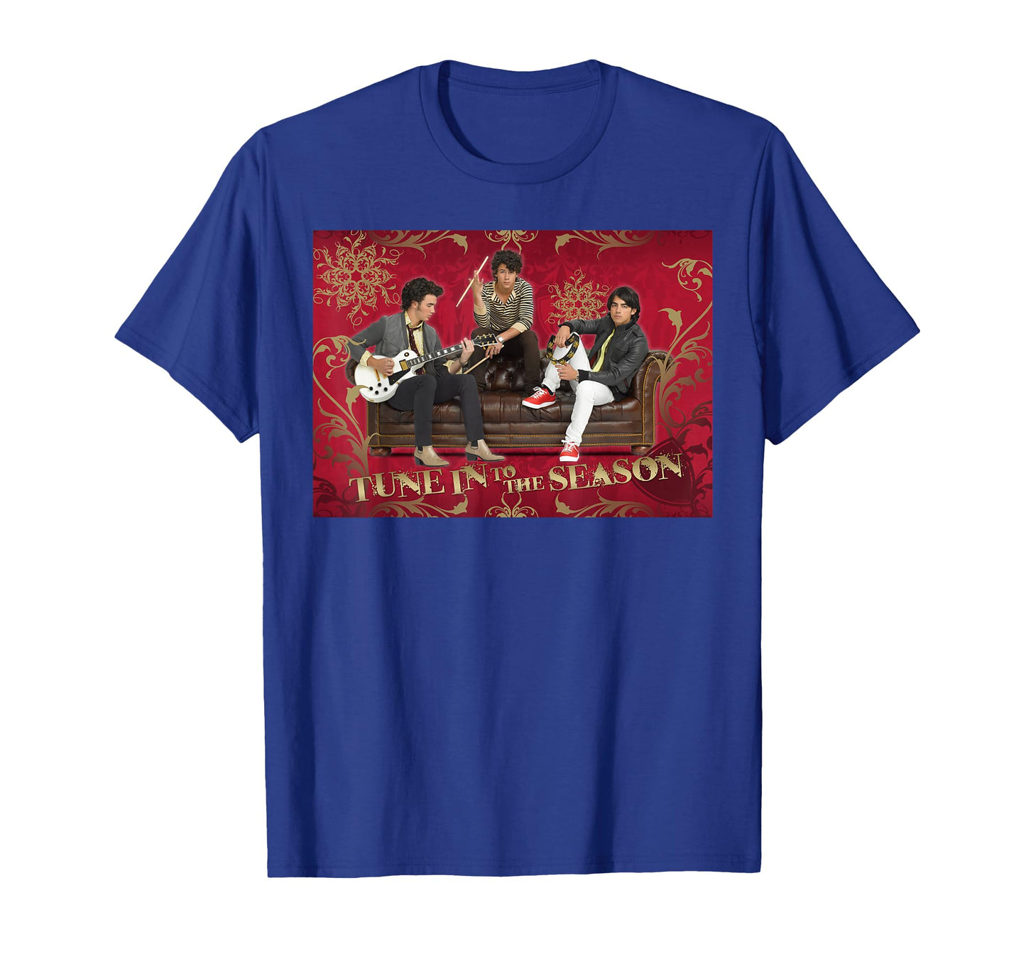Disney Jonas Brothers Christmas Tune in to The Season T-Shirt