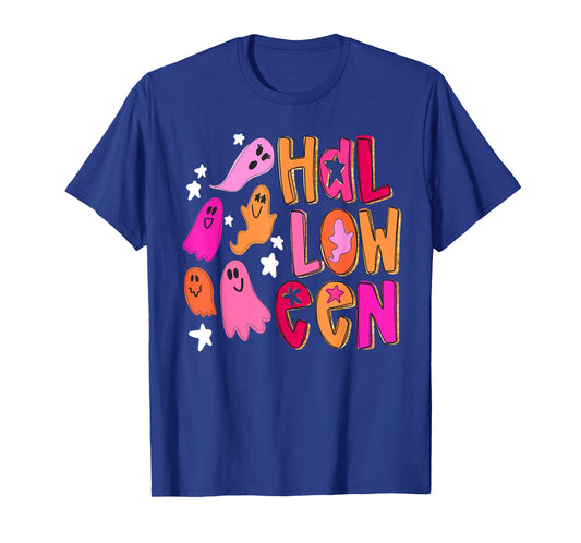 Happy Halloween Funny Ghost Trick Or Treat Spooky Season T-Shirt