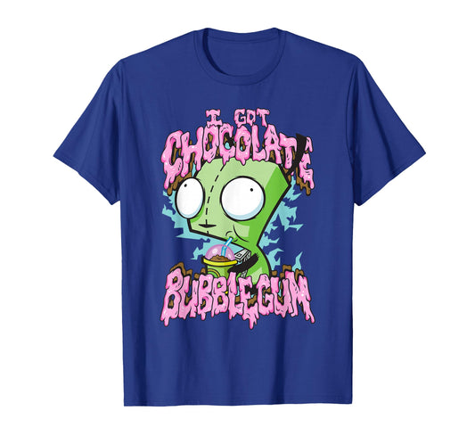 Invader Zim I Got Chocolate Bubblegum Gir In Dog Costume T-Shirt