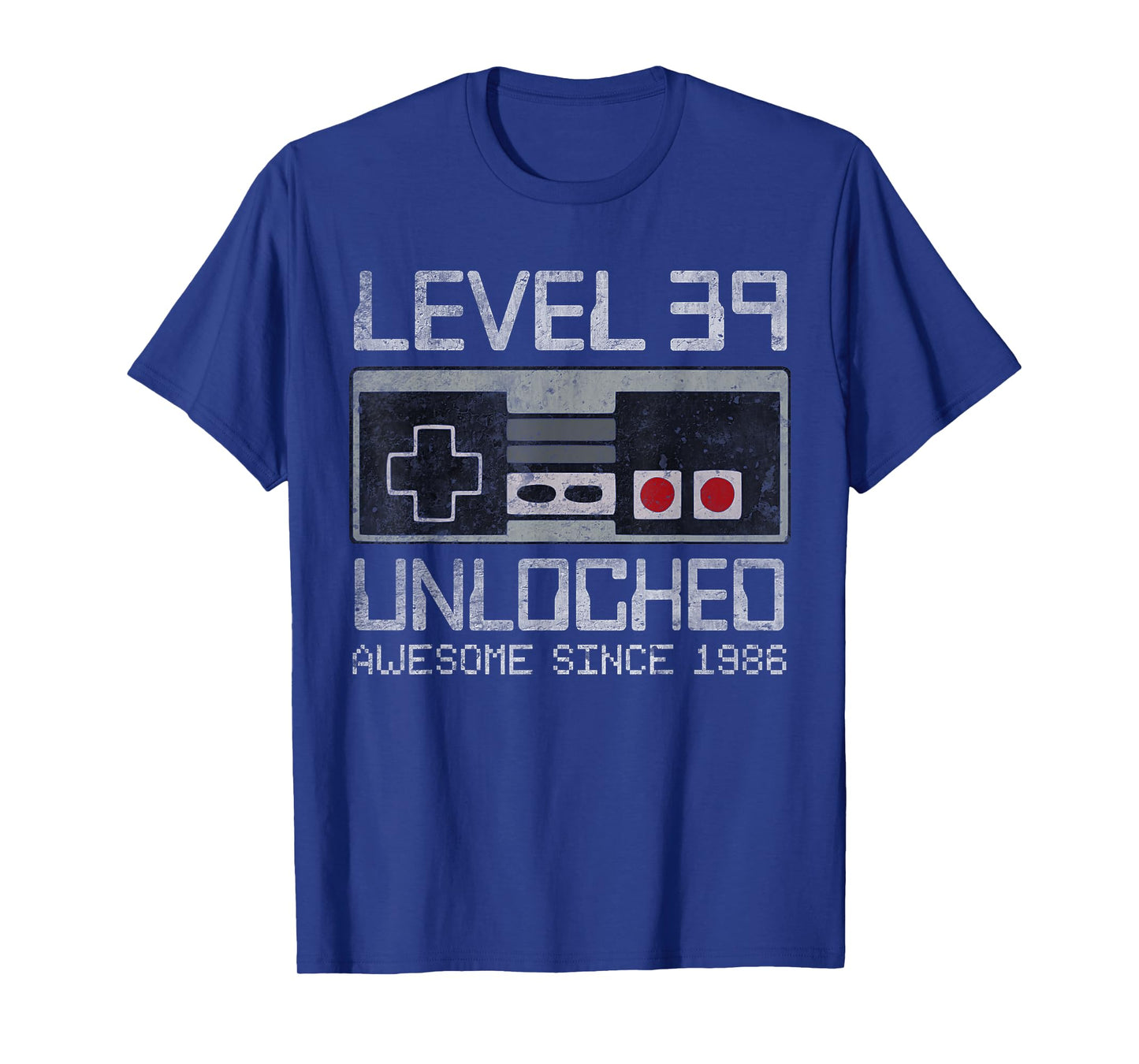 Level 39 Unlocked 39th Birthday 39 Year Old Video Gamer Men T-Shirt