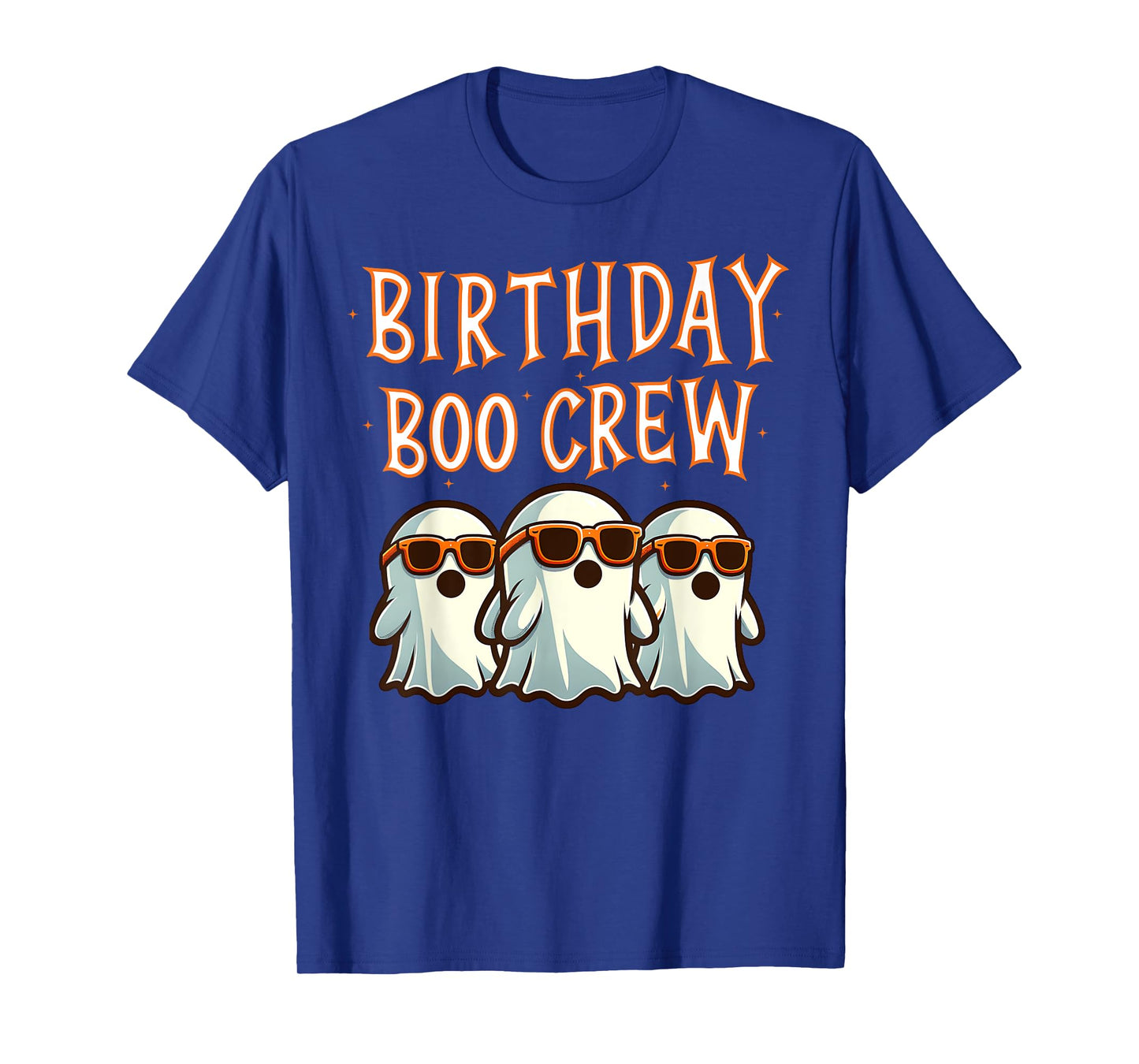 Birthday Boo Crew Matching Halloween Birthday Party Ghosts T-Shirt