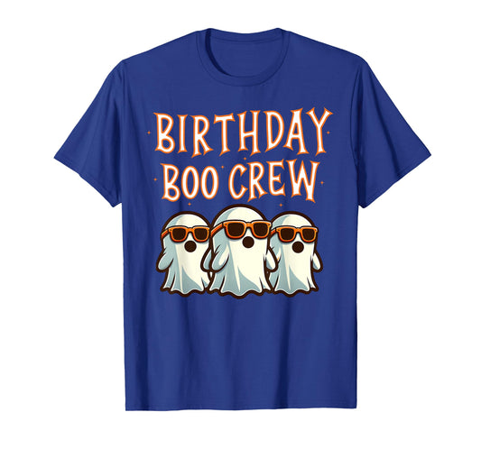 Birthday Boo Crew Matching Halloween Birthday Party Ghosts T-Shirt