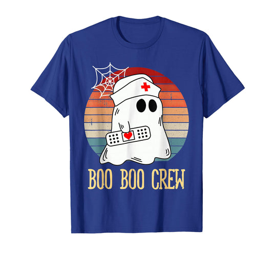 Boo Boo Crew Nurse Ghost Halloween Costume T-Shirt