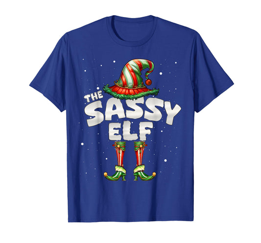I'm The Sassy Elf Family Matching Group Christmas T-Shirt