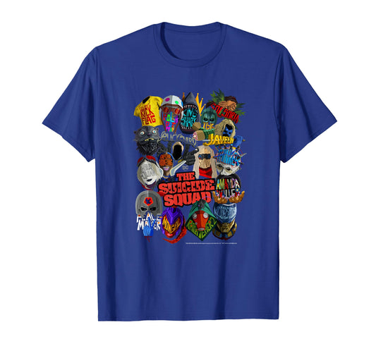 The Suicide Squad The Whole Squad Poster T-Shirt