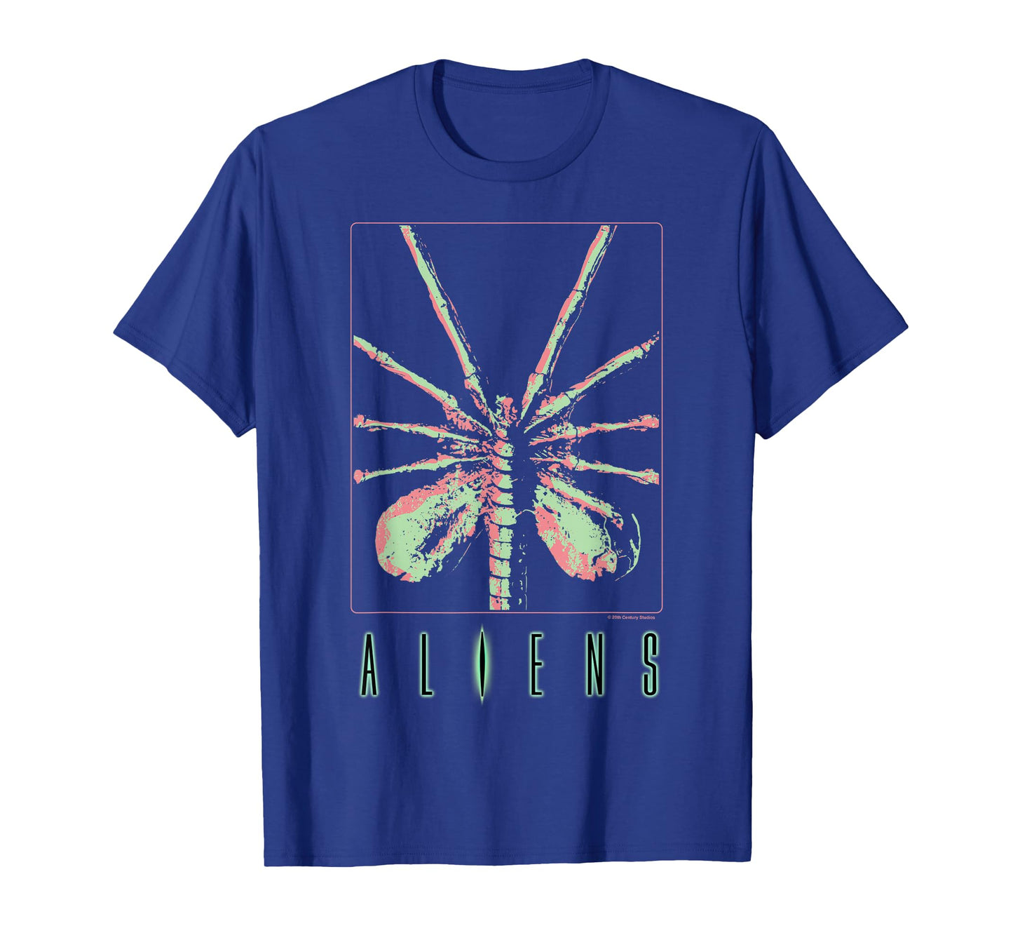 Aliens Iconic Facehugger Ready To Attack Big Chest Poster T-Shirt