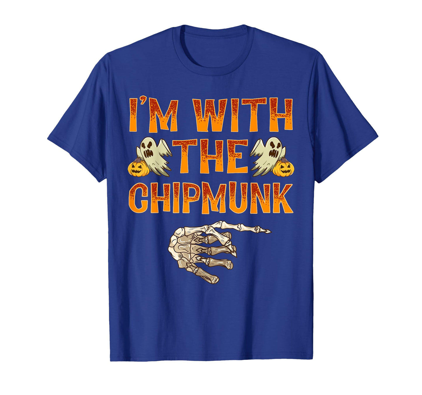 I'm With The Chipmunk Shirt Costume Funny Halloween Couple T-Shirt