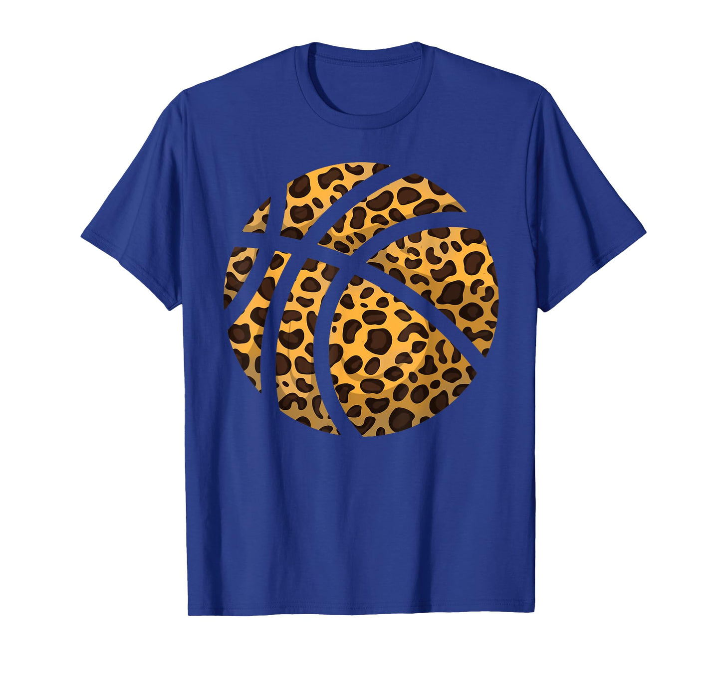 Funny Leopard Print Basketball Gift | Cool Best Team Lovers T-Shirt