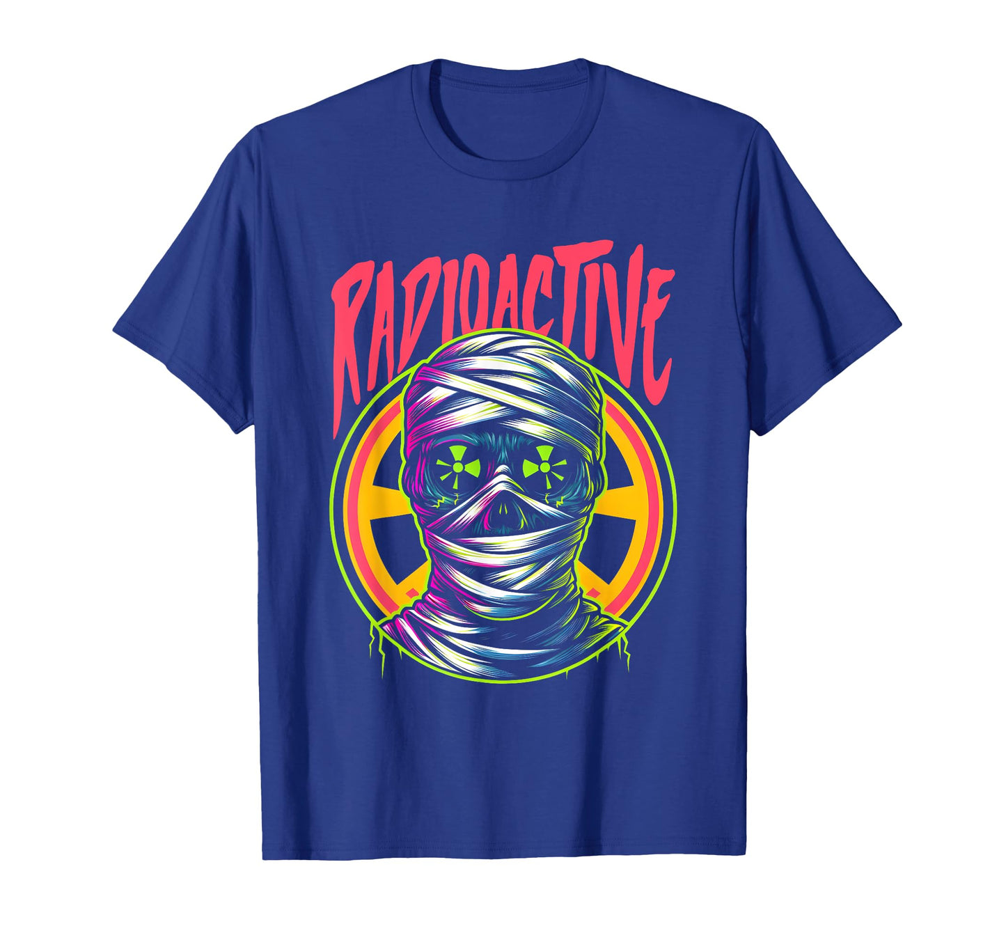 Radioactive Mummy - Vintage Spooky Monster Halloween Costume T-Shirt