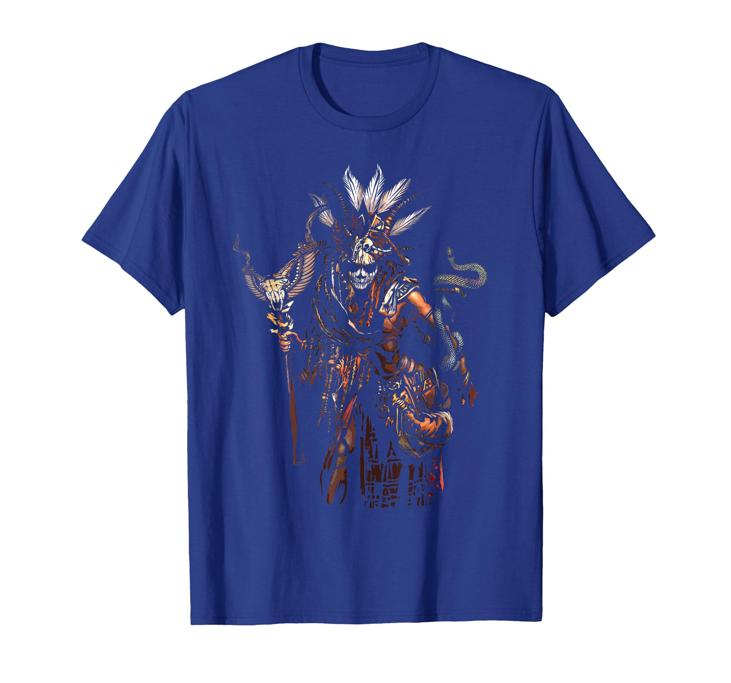 Voodoo Queen Witch Doctor skulls Horror Occult Halloween T-Shirt