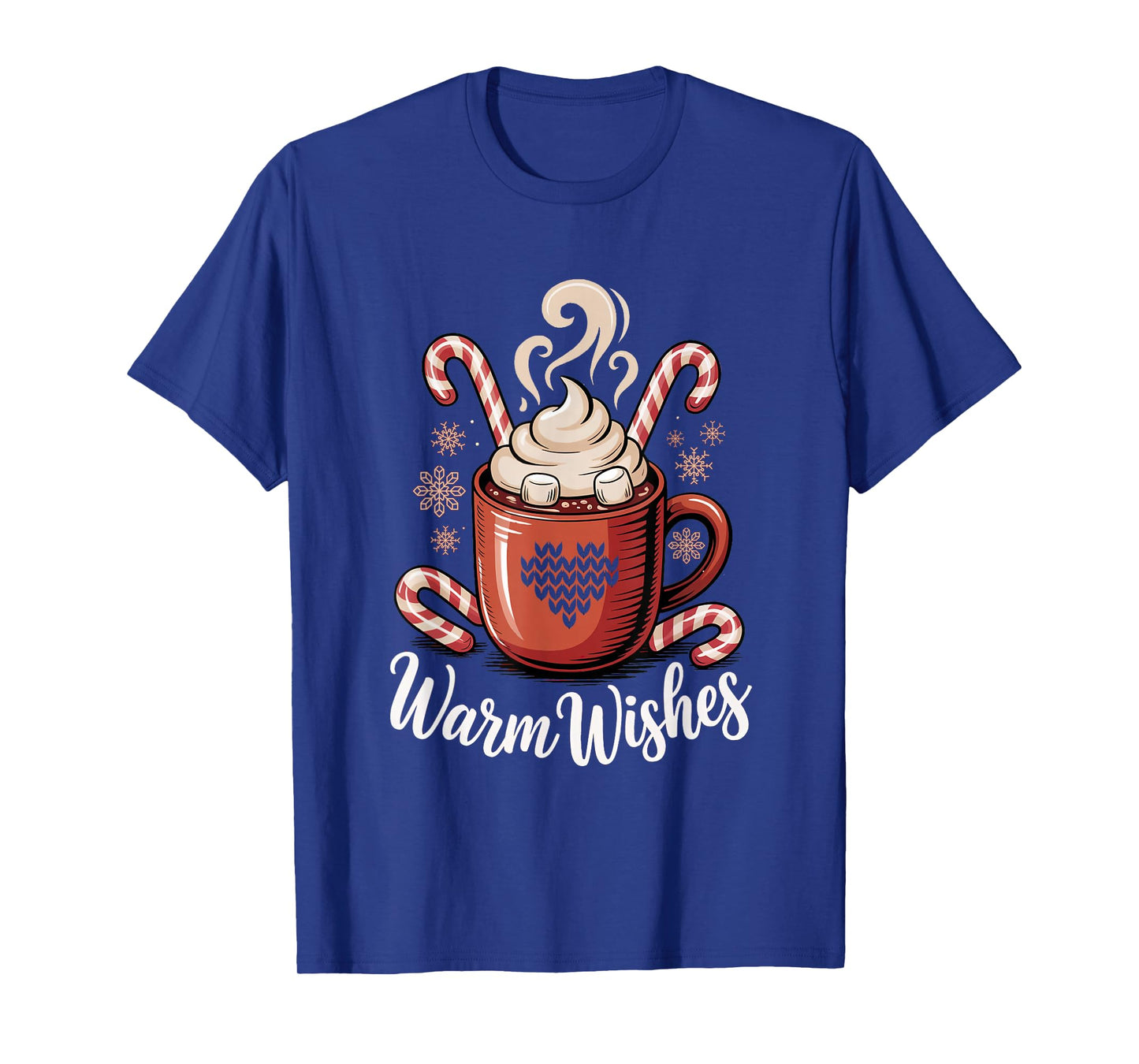 Hot Cocoa Warm Wishes Cozy Christmas Candy Hot Chocolate T-Shirt