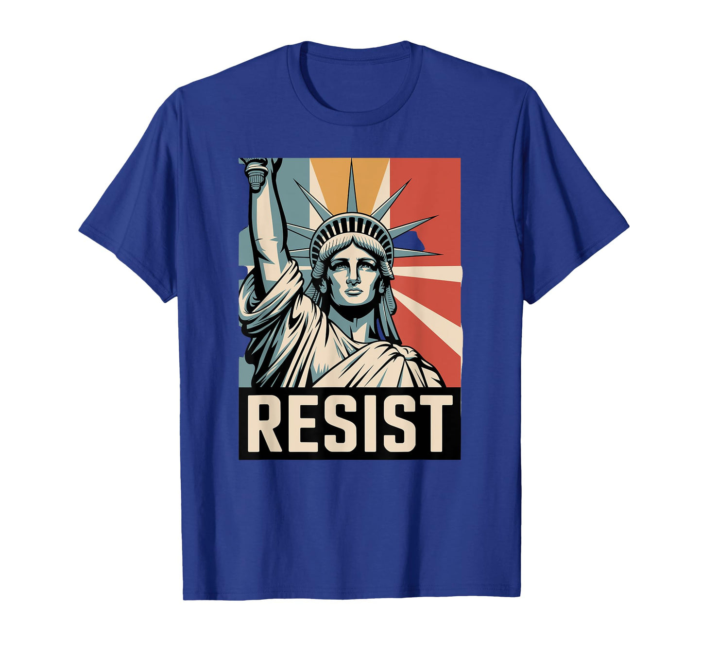 Statue of Liberty Resist Activism Art T-Shirt