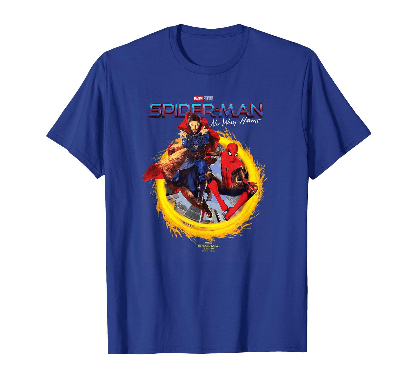 Marvel Spider-Man No Way Home Spidey Doctor Strange Poster T-Shirt