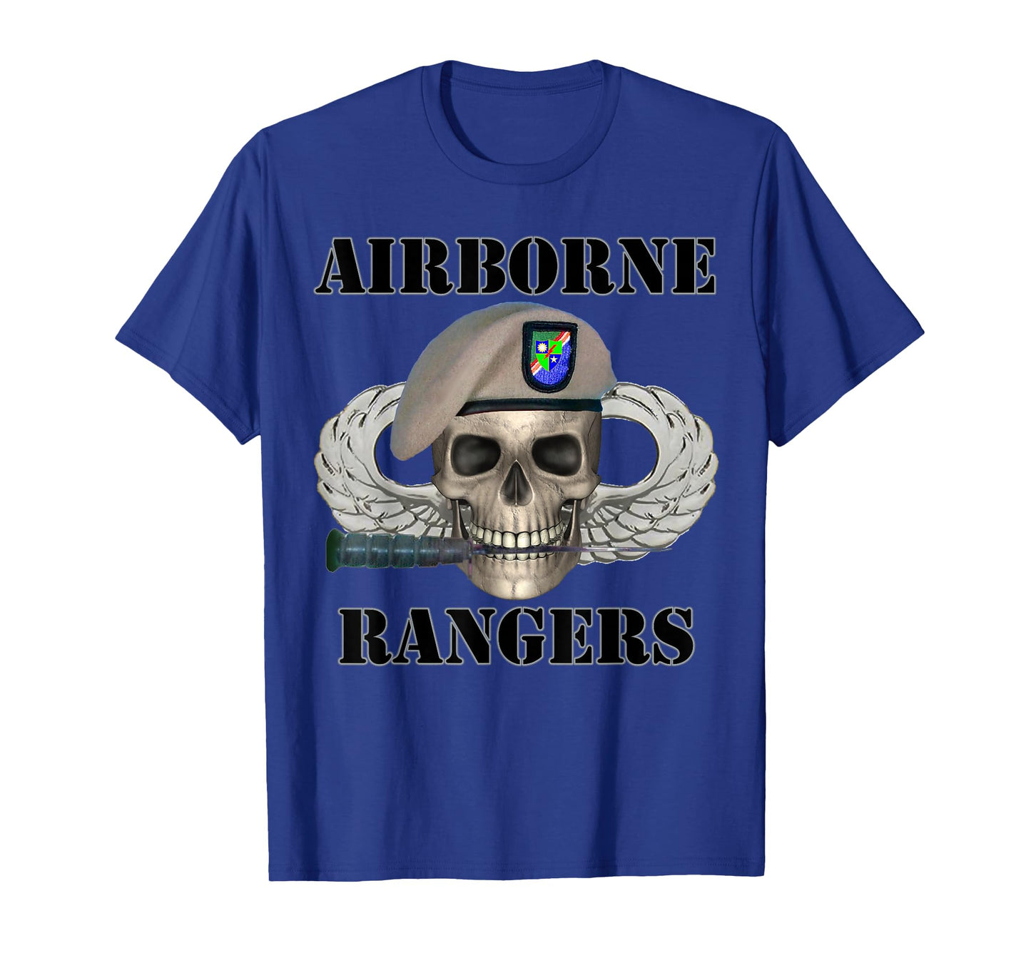 Airborne Rangers - Army Vets of Ft Benning Rangers Design T-Shirt
