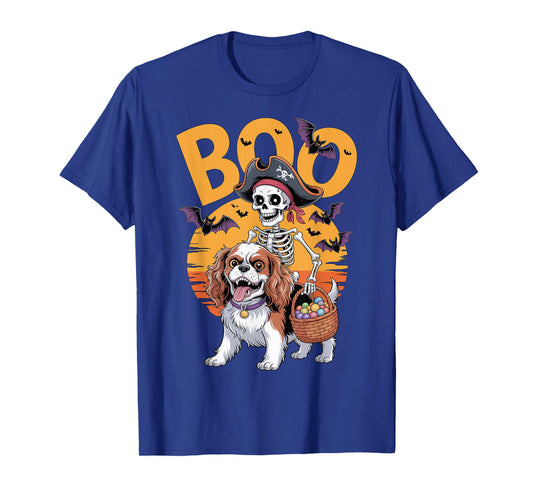 Spooky Costume Cavalier King Charles Spaniel Halloween T-Shirt