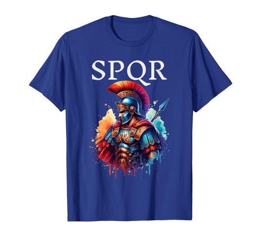 SPQR Roman Empire Gladiator Legion Centurion Soldier Warrior T-Shirt