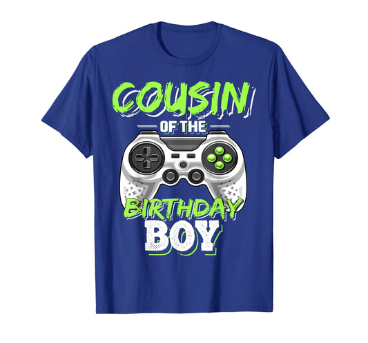 Cousin of the Birthday Boy Matching Video Game Birthday Gift T-Shirt