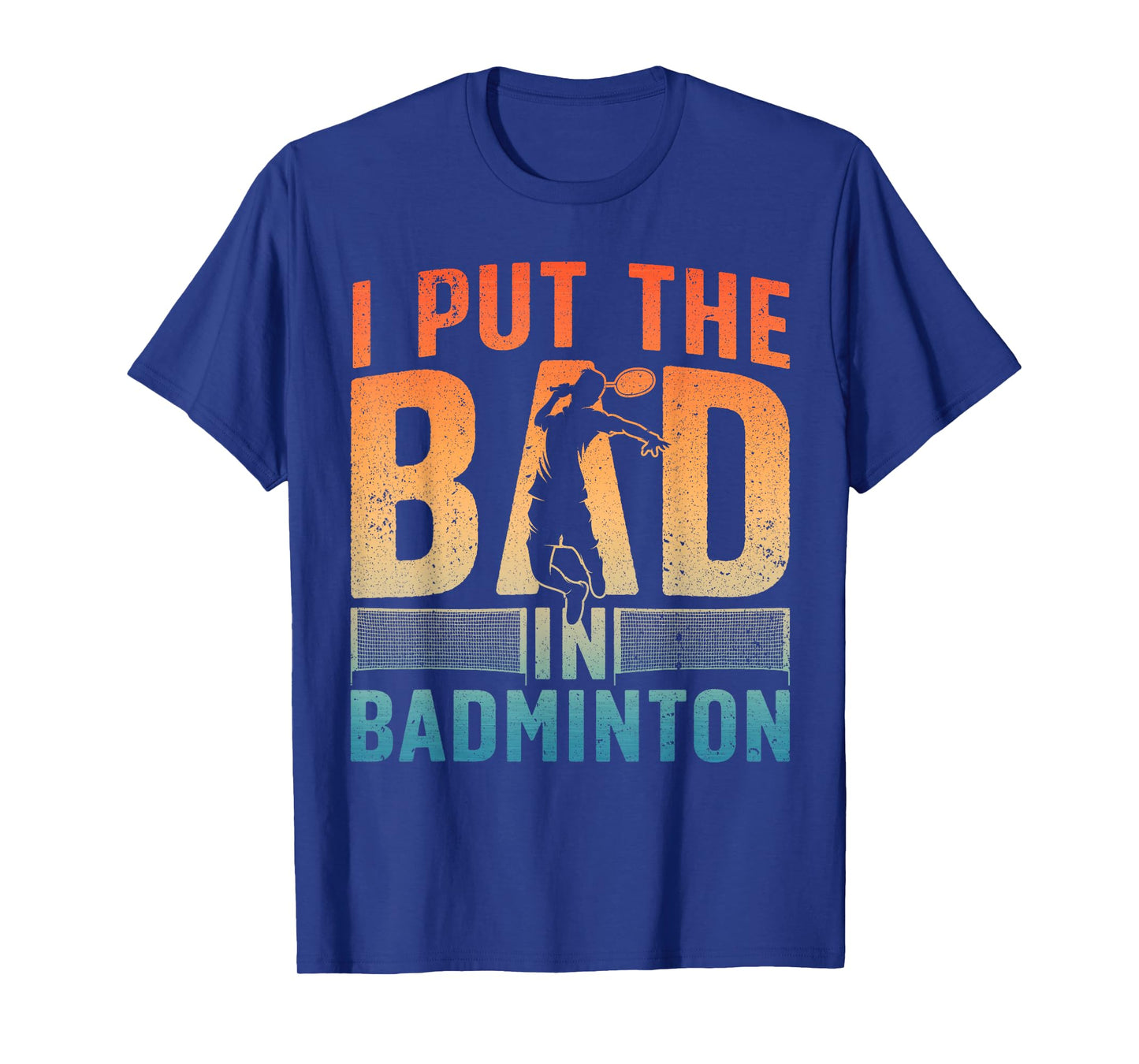Funny Badminton Design For Men Women Kids Badminton Player T-Shirt