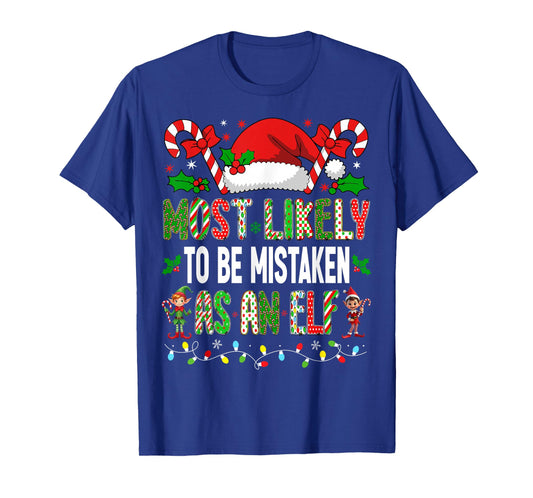 HUGvyn Christmas: Most Likely To Be Mistaken As An Elf Xmas T-Shirt