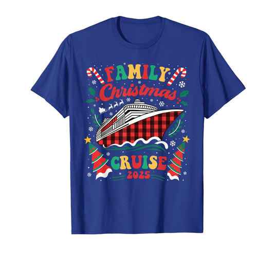 Family Christmas Cruise 2025 Family Matching Merry Christmas T-Shirt