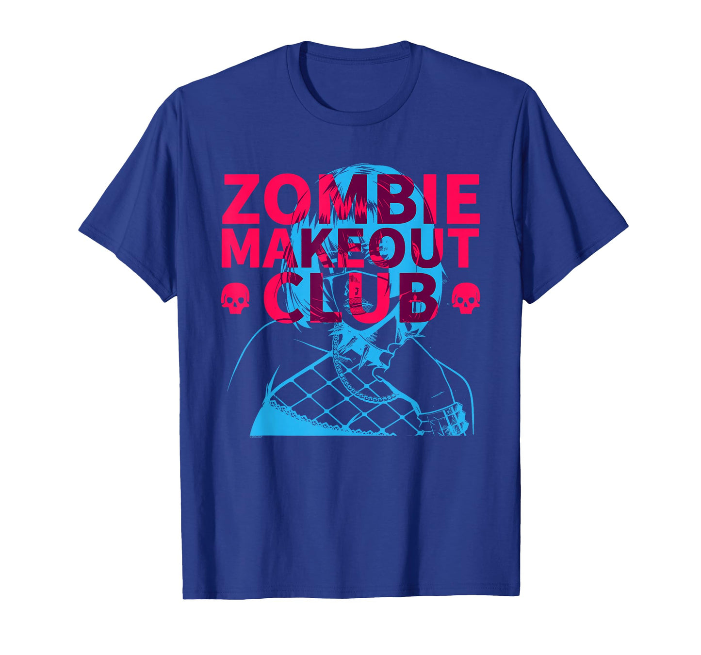 Zombie Makeout Club Punk Girl Overlap T-Shirt