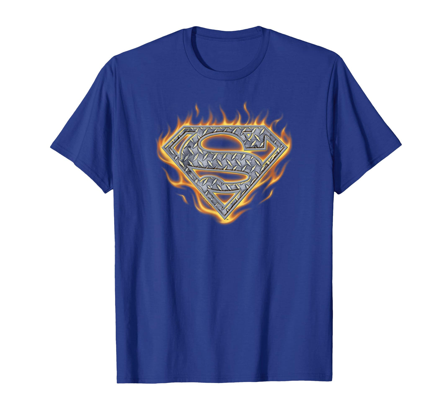 Superman Steel Fire Shield T-Shirt