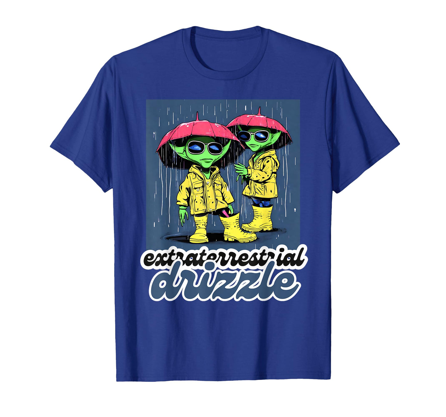 Extraterrestrial Drizzle Alien Design T-Shirt