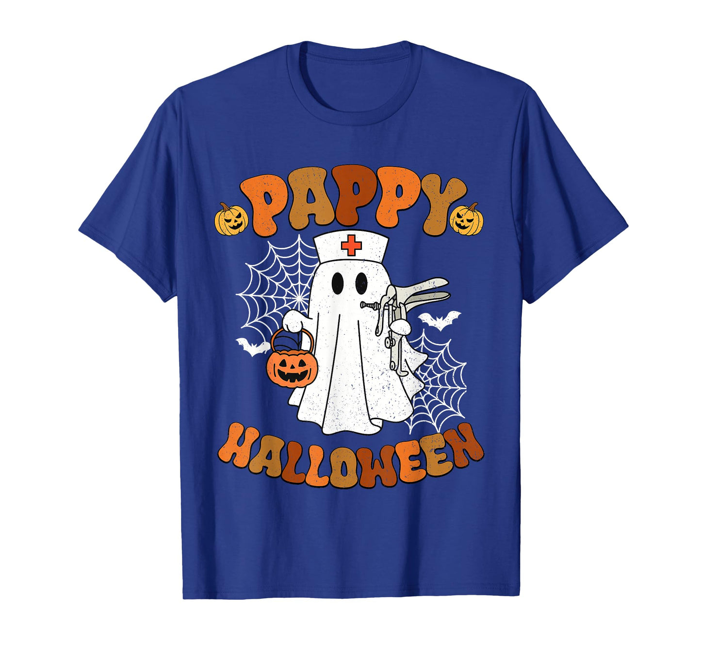 Pappy Halloween Ghost with Speculum OB Nursing Department T-Shirt