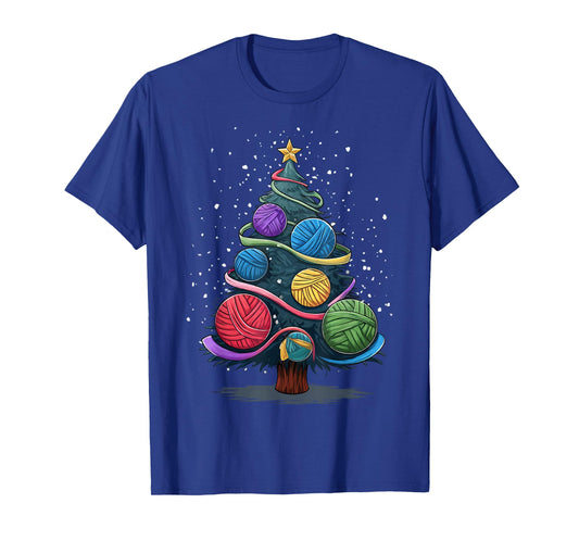 Yarn Christmas Tree T-Shirt