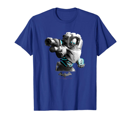 Batman: Arkham City Mister Freeze Villain Distressed Poster T-Shirt